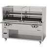 Scheer Proline Parrilla 640 - 1800mm Charcoal/Wood Double Lifter Grill