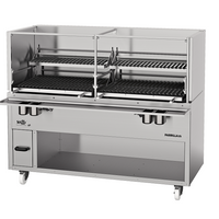 Scheer Proline Parrilla 640 - 1800mm Charcoal/Wood Double Lifter Grill