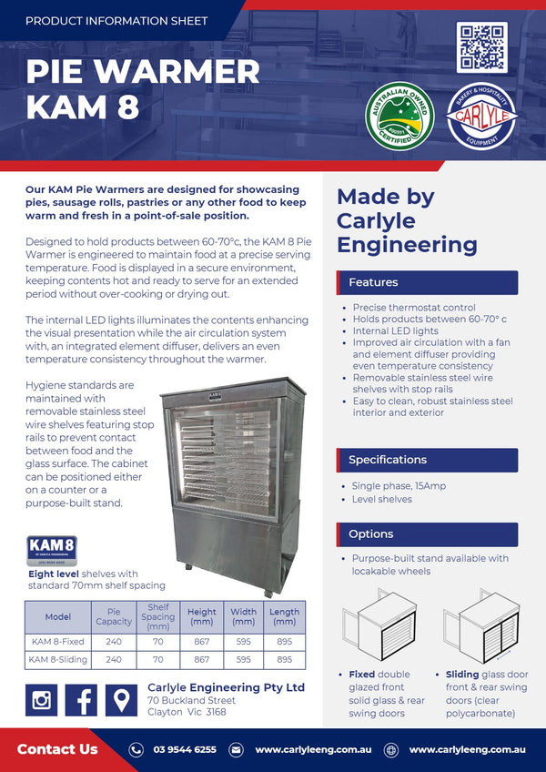 Carlyle KAM 8 - Pie Warmer