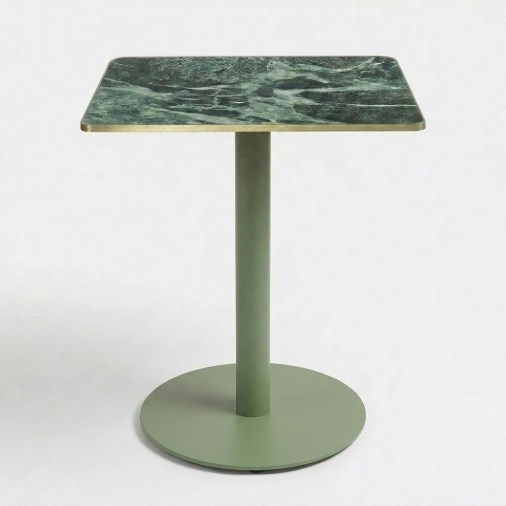 Prada Green Marble Sintered Stone with 450 Table Base – SilverChef AU