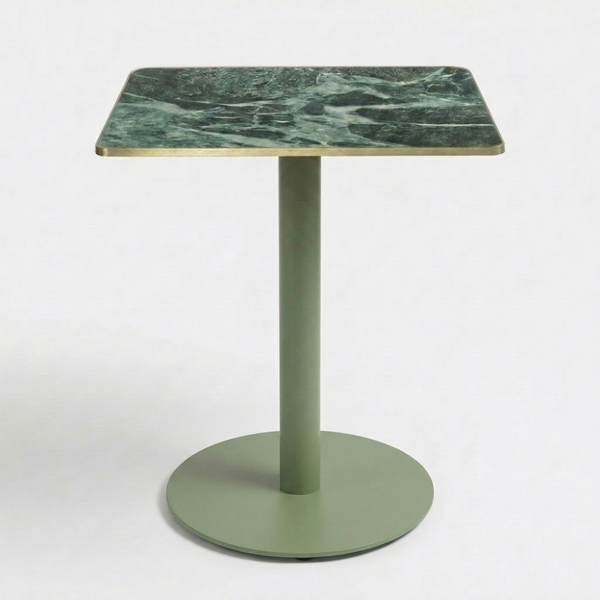 Prada Green Marble Sintered Stone with 450 Table Base