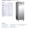 Pro.Equip 650L - Solid Door Upright Freezer