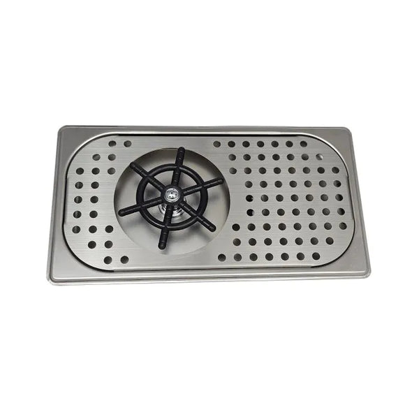 3Monkeez R-PR-SJD300 - Glass/Milk Jug Rinser With Drain Tray