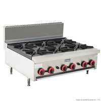 Gasmax RB-6ELPG - 6 Burner Cook Top