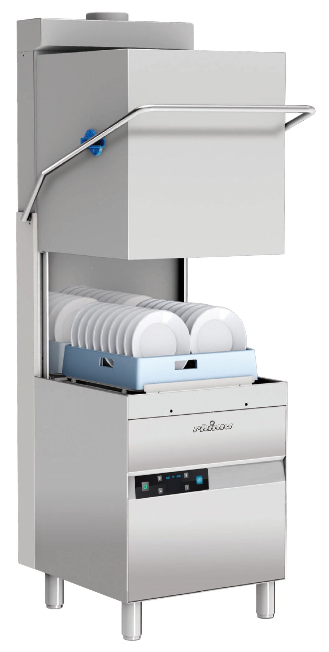 Rhima RH-60HR - Pass Through Dishwasher with Heat Recovery Unit