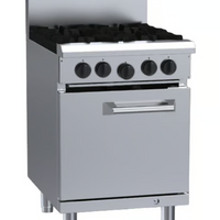 Luus RS-4B 4 Burner Range Oven