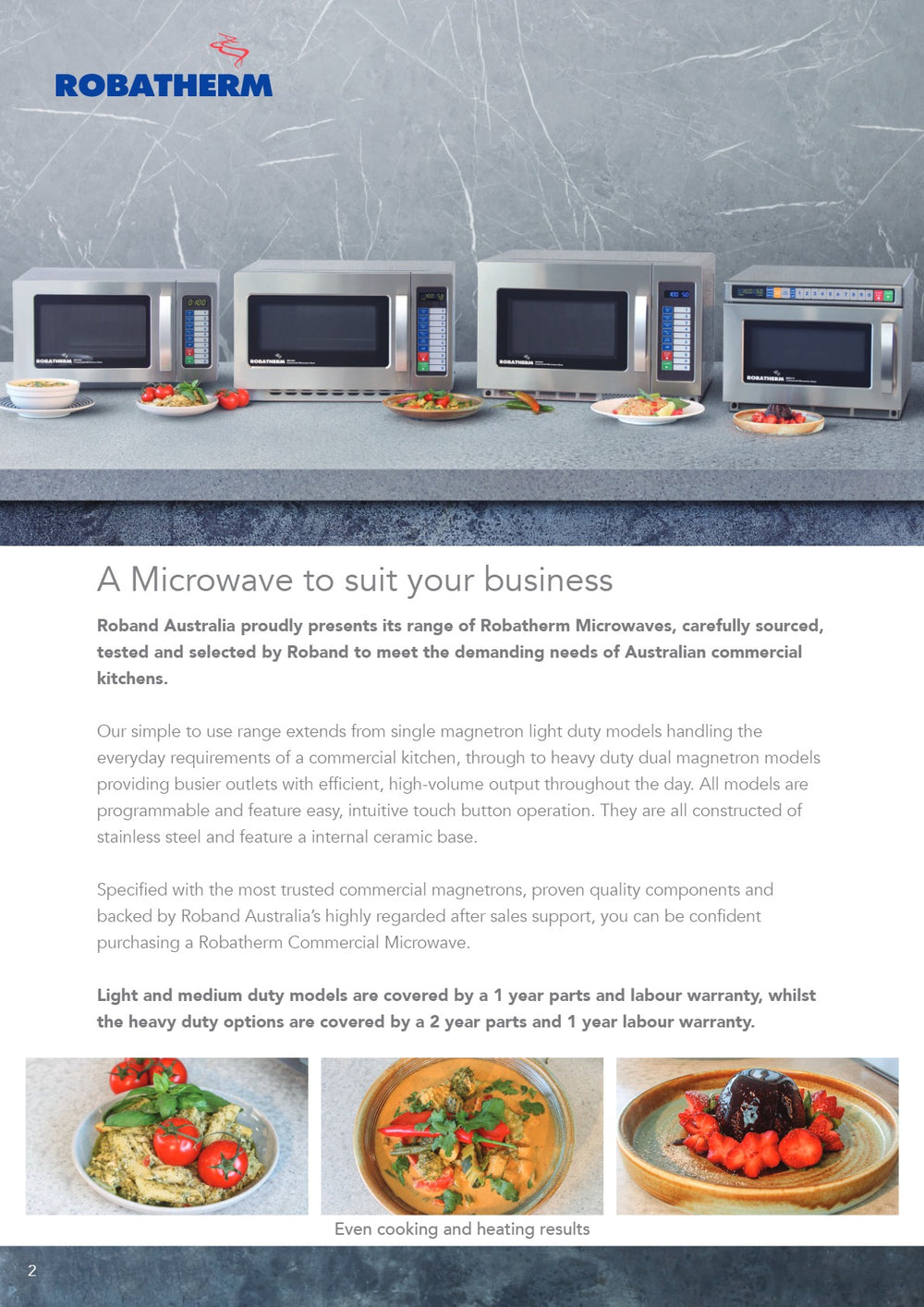 Robatherm RM1834 - Microwave Oven | SilverChef