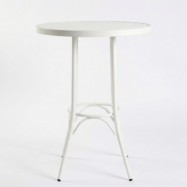 Ronde Parisian Style Aluminium Outdoor Bar Table
