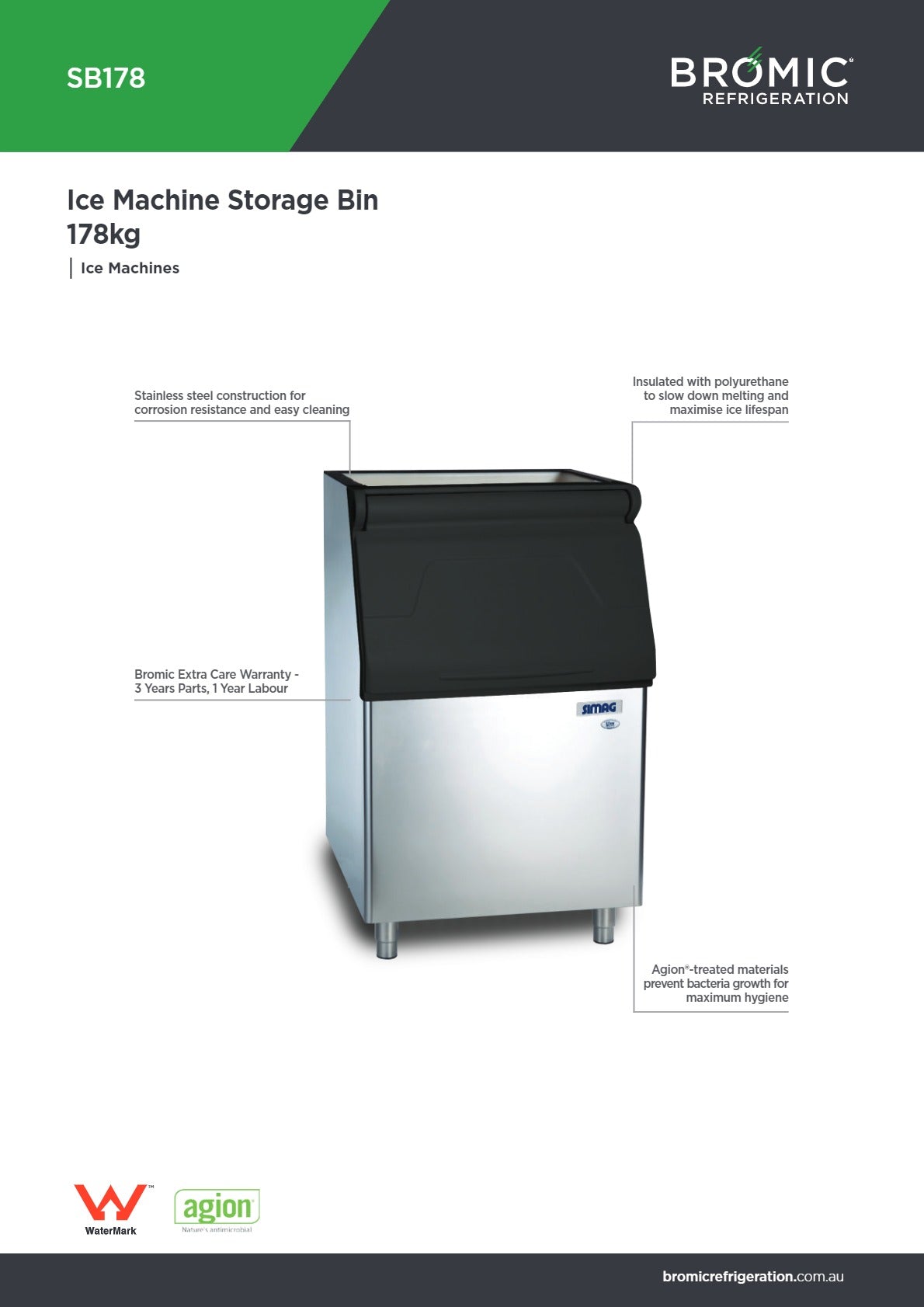 Simag By Bromic SB178 - Ice Storage Bin