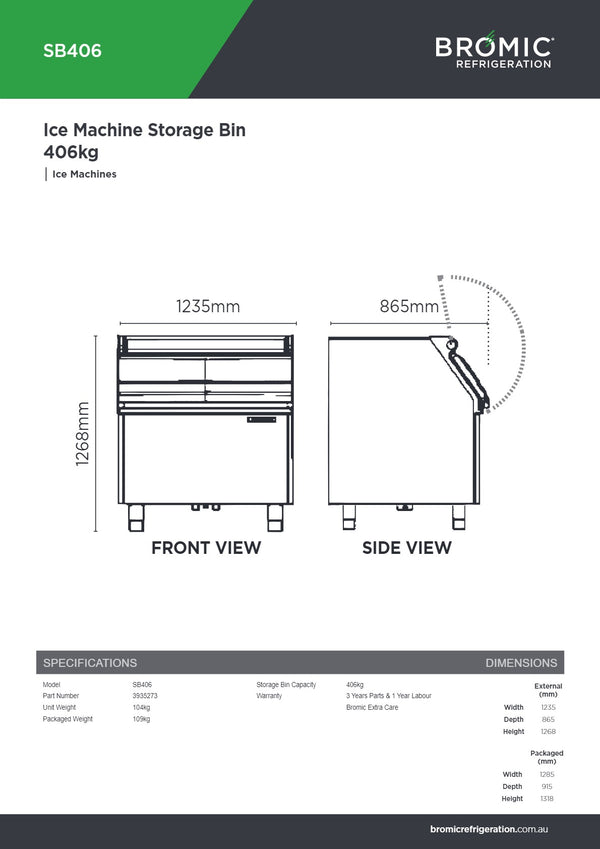Simag By Bromic SB406 - Ice Storage Bin
