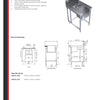 Simply Stainless SBM.BL.7.0600 - Stainless Steel Blender Station