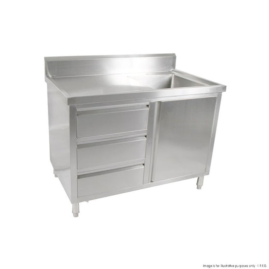 Modular Systems SC-6-1200R-H - Cabinet with Right Sink