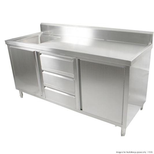 Modular Systems SC-6-2100L-H - Cabinet with Left Sink