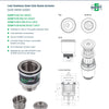 3Monkeez SCRAP-S - Cast Stainless Steel Sink Waste Arrestor
