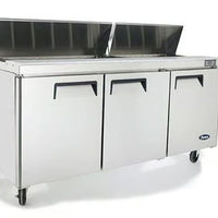 Atosa MSF8304 3 Door Sandwich Prep Fridge