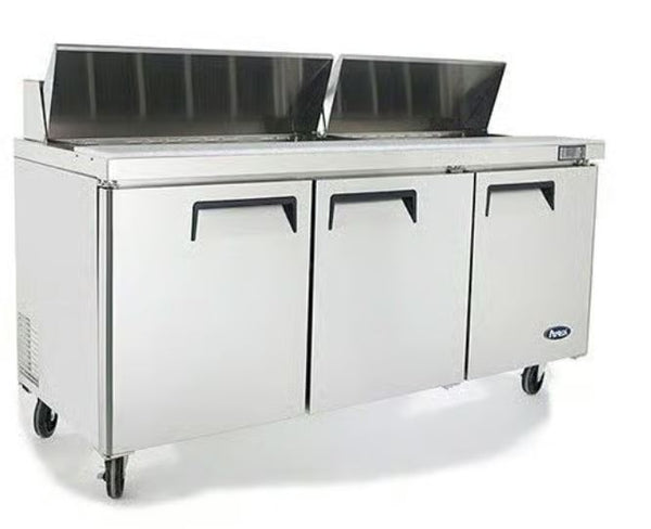 Atosa MSF8304 3 Door Sandwich Prep Fridge