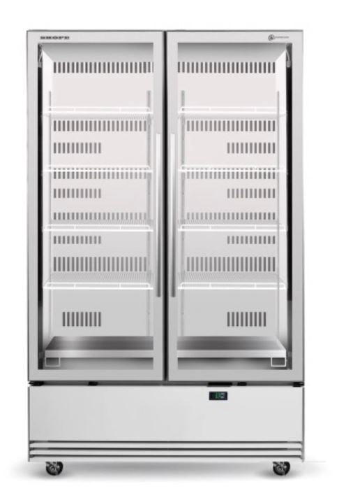 Skope BME1200N-A 2 Door Upright Fridge