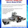Carlyle SL-520A 3P - Bench Pastry Sheeter