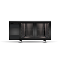SKOPE BackBar SL.2.GSL - Two Glass Sliding Door Slimline Fridge