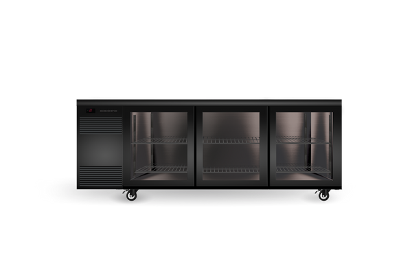 SKOPE BackBar SL.3.GSL - Three Glass Sliding Door Slimline Fridge