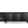 SKOPE BackBar SL.3.SSW - Three Glass Solid Swing Door Slimline Fridge
