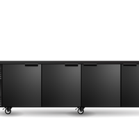 SKOPE BackBar SL.4.SSW - Four Glass Solid Swing Door Slimline Fridge