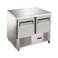 Exquisite SLC250 - Two Solid Door Underbench Fridge