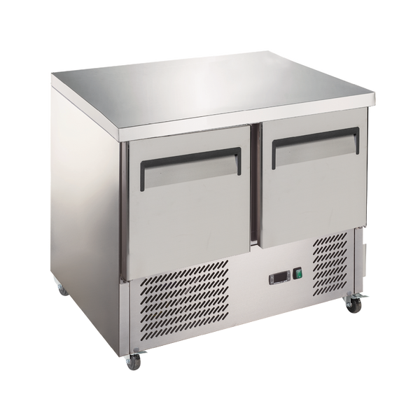 Exquisite SLC250 - Two Solid Door Underbench Fridge