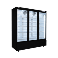 Exquisite SMC1600 - Three Glass Door Supermarket Display Fridge