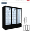 Exquisite SMC1600 - Three Glass Door Supermarket Display Fridge