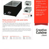 Grant Creative Cuisine GRAPAS-TO-5230BK - Bench Top Sous Vide Water Bath