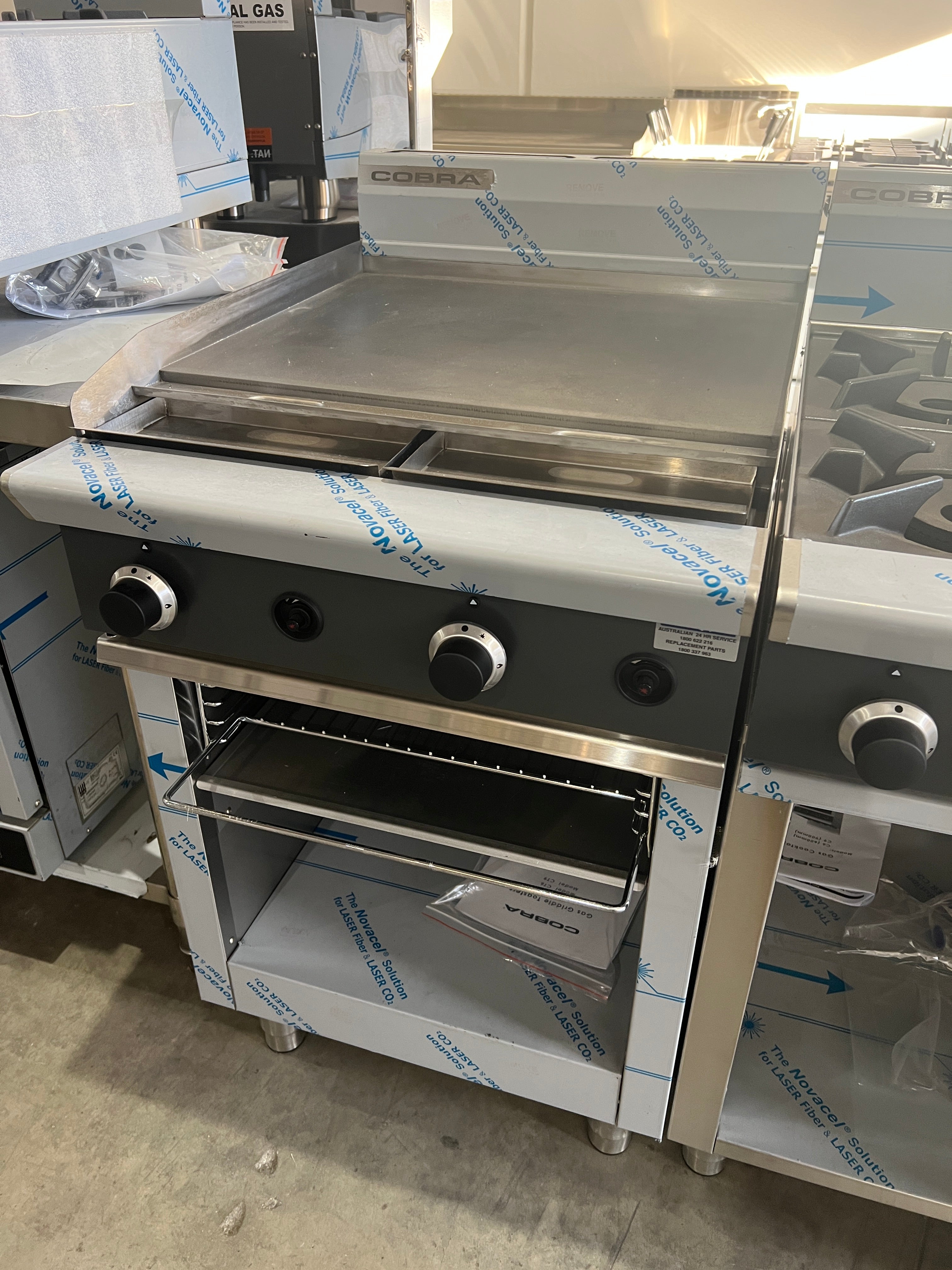Cobra CT6 Gas Griddle Toaster SilverChef