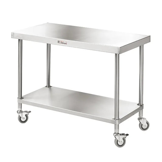 Simply Stainless SS03.1500 - Stainless Steel Mobile Work Bench