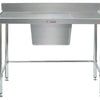 Simply Stainless SS05.7.2100CLB - Stainless Steel Sink Bench with Splashback