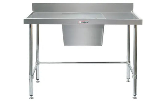 Simply Stainless SS05.7.2100CLB - Stainless Steel Sink Bench with Splashback