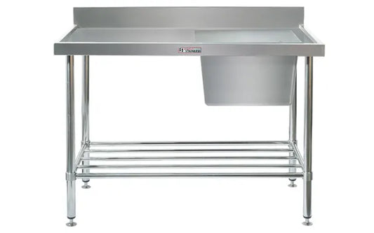 Simply Stainless SS05.7.1800R - Stainless Steel Sink Bench with Splashback