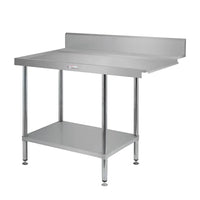 Simply Stainless SS07.7.2100L - Stainless Steel Dishwasher Outlet Bench
