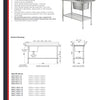 Simply Stainless SS08.7.1200L - Stainless Steel Dishwasher Inlet Bench