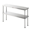 Simply Stainless SS13.0900 - Stainless Steel Double Bench Over Shelf