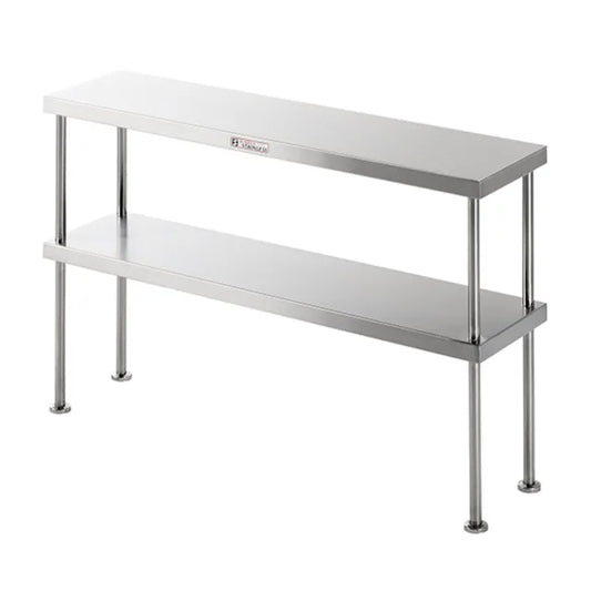 Simply Stainless SS13.0900 - Stainless Steel Double Bench Over Shelf
