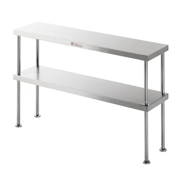 Simply Stainless SS13.1200 - Stainless Steel Double Bench Over Shelf