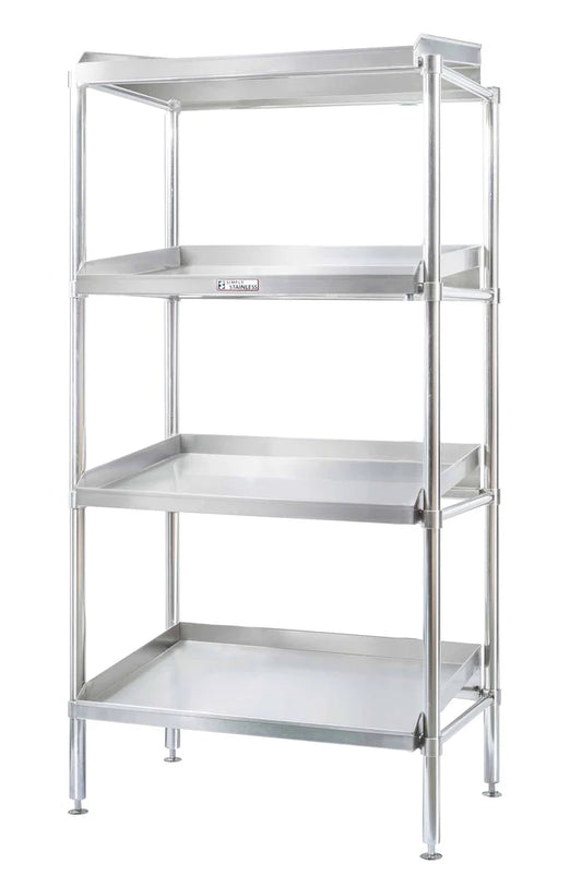 Simply Stainless SS17.DF.1200 - Stainless Steel 4 Tier Adjustable Shelving