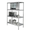 Simply Stainless SS17.1200SS - Stainless Steel 4 Tier Adjustable Shelving