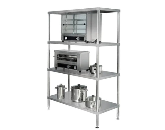 Simply Stainless SS17.1500SS - Stainless Steel 4 Tier Adjustable Shelving