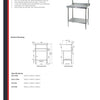 Simply Stainless SS18.7.0900 - Salamander Bench