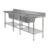 Simply Stainless SS24.2400.TB - Triple Bowl Sink Bench