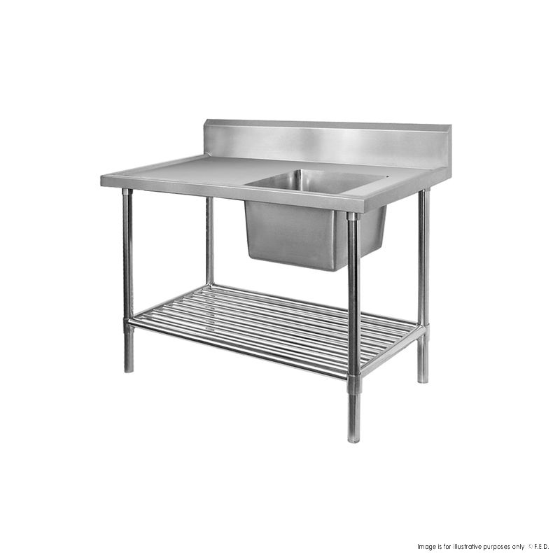 Modular Systems SSB7-1200R/A - Right Sink Bench