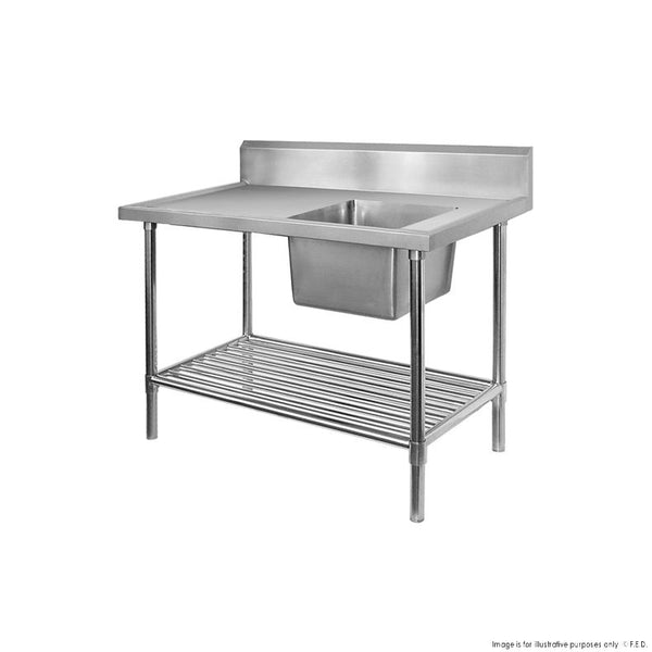 Modular Systems SSB7-1200R/A - Right Sink Bench