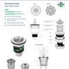 3Monkeez SSBW - Sink Waste Arrestor