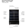 Bromic SVM1000HD-NR - Semi Vertical Display Fridge